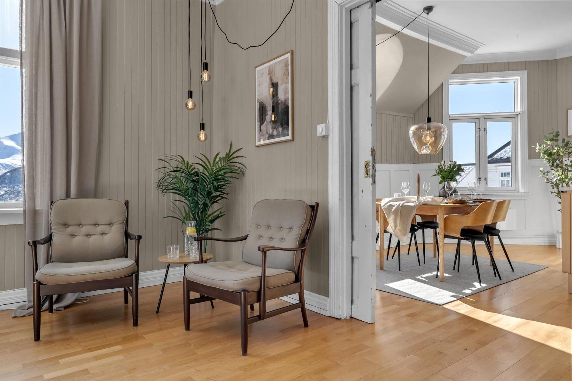 Lovely City Center Apartment With Amazing Views And Free Parking! Tromso Luaran gambar